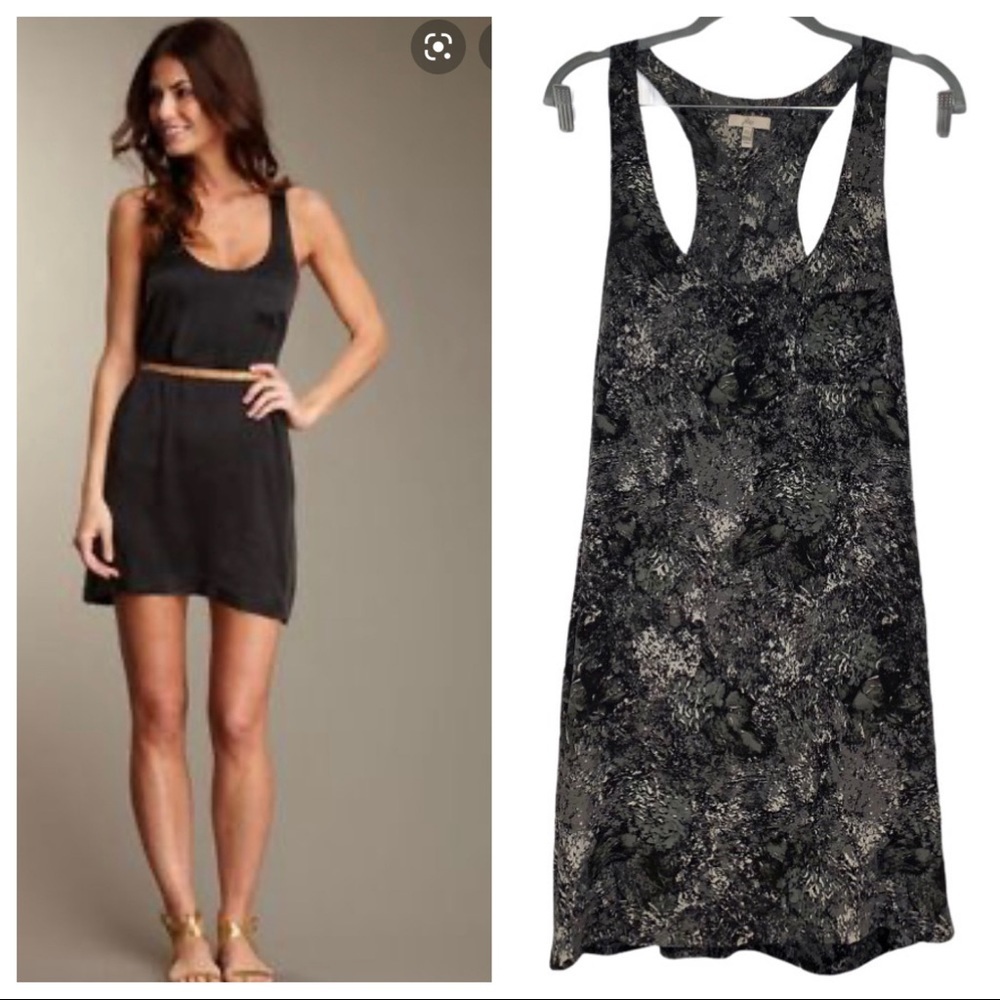 Joie Silk Perrier One Pocket Racerback Dress Size XS